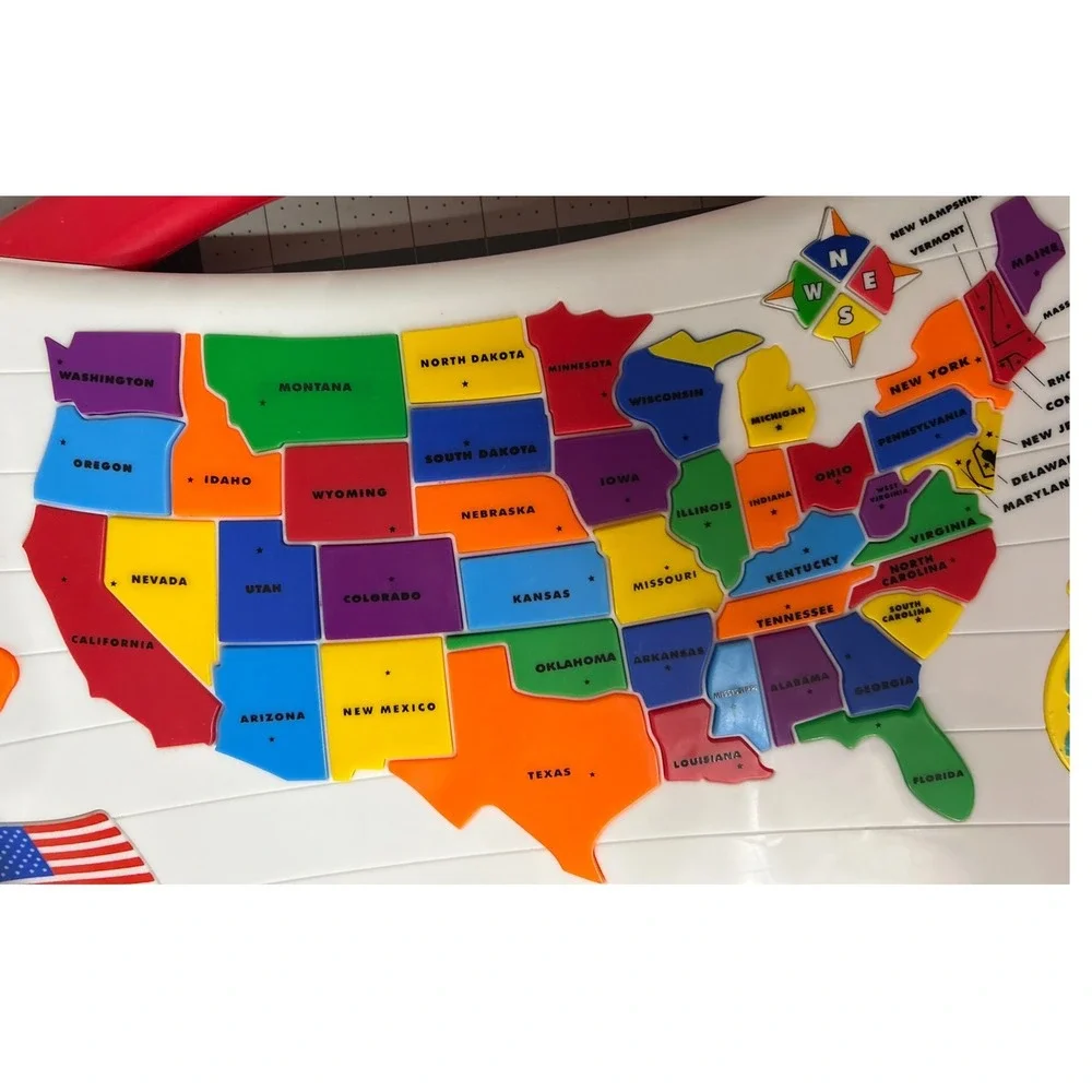 Tek Nek United States Talking Map Puzzle Educational Geography Toy Kids
